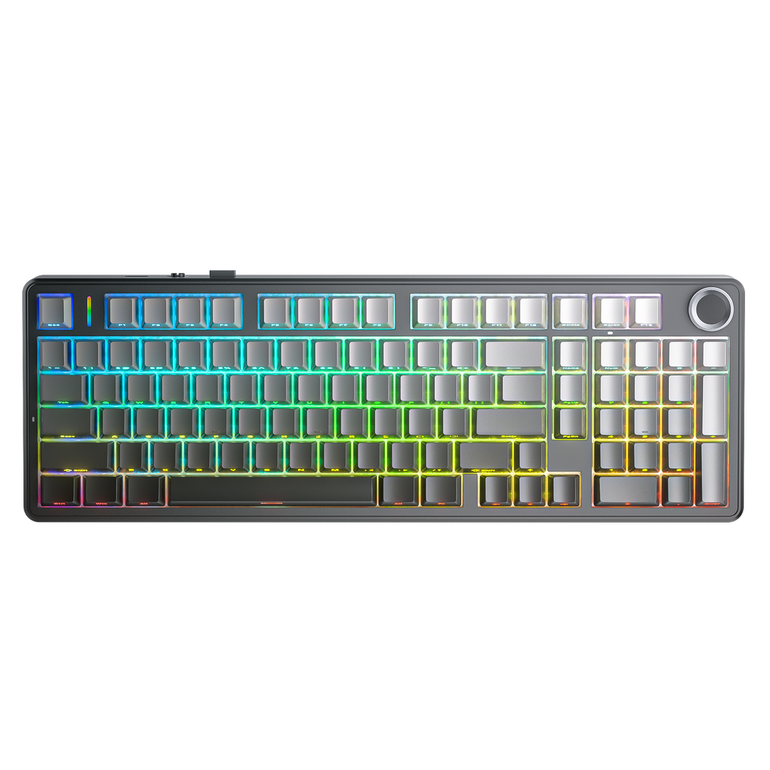 AULA F99 Pro Gasket Mechanical Keyboard-Mist of Azure - Aula Inno