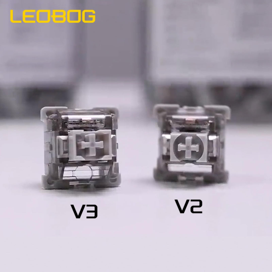 Leobog Gray Wood Switch V3 Set - Aula Inno