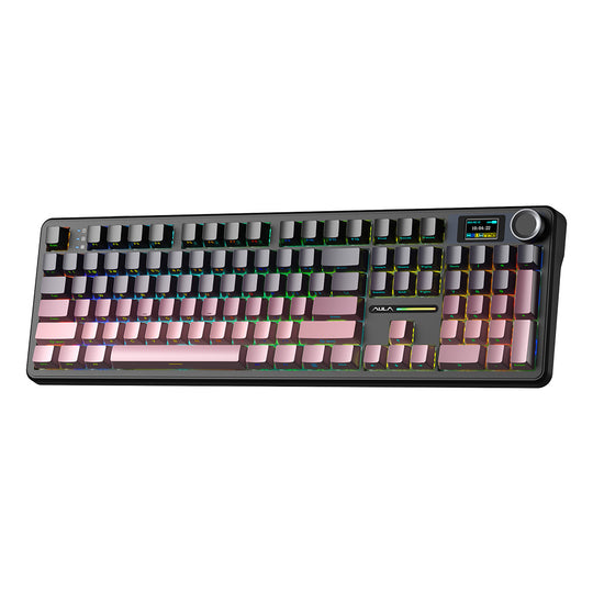 Aula F108 Pro Full-Size Mechanical Keyboard With Smart Screen - Aula Inno