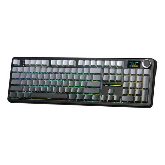 Aula F108 Pro Full-Size Mechanical Keyboard With Smart Screen - Aula Inno