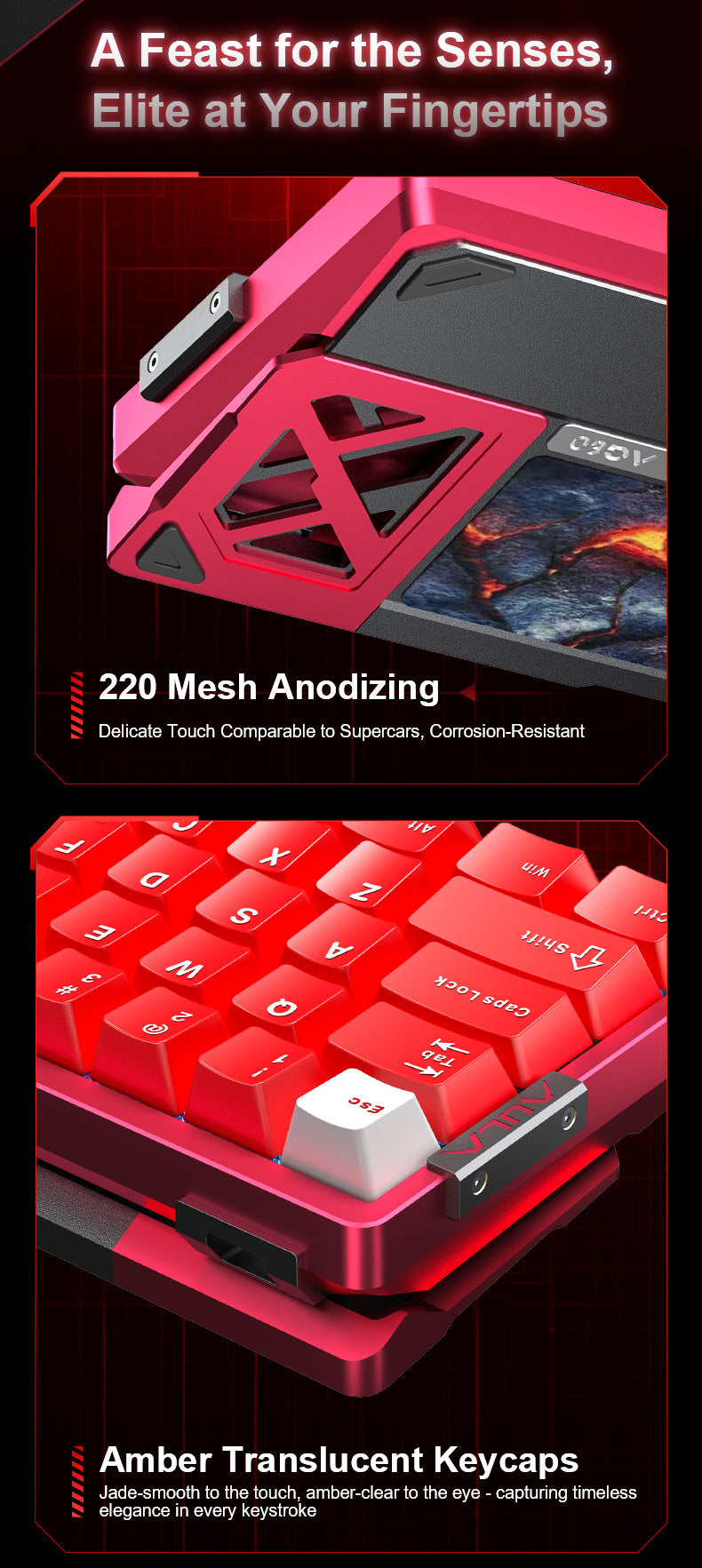 AULA AG60 Magnetic Dual-Mode Gaming Keyboard - Aula Inno