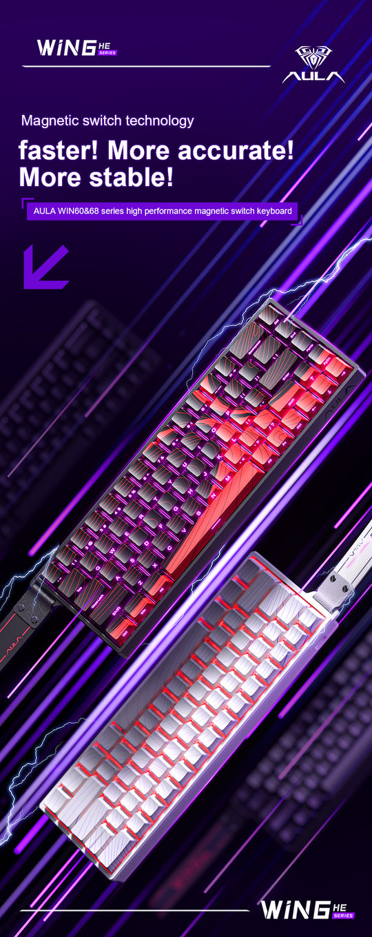 AULA WIN60HE MAX Magnetic Switch Keyboard - Aula Inno