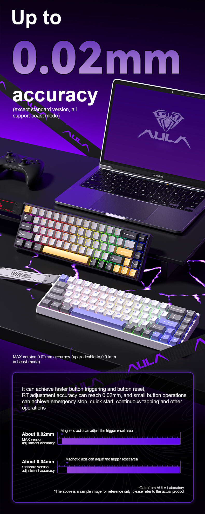 AULA WIN60HE MAX Magnetic Switch Keyboard - Aula Inno