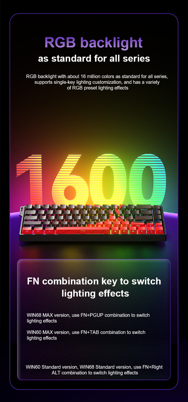 AULA WIN60HE MAX Magnetic Switch Keyboard - Aula Inno