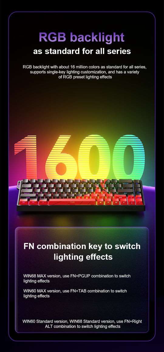 AULA WIN60HE MAX Magnetic Switch Keyboard - Aula Inno