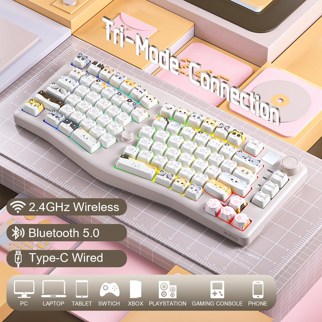 AULA-LEOBOG A75 Gasket Mechanical Keyboard - Aula Inno