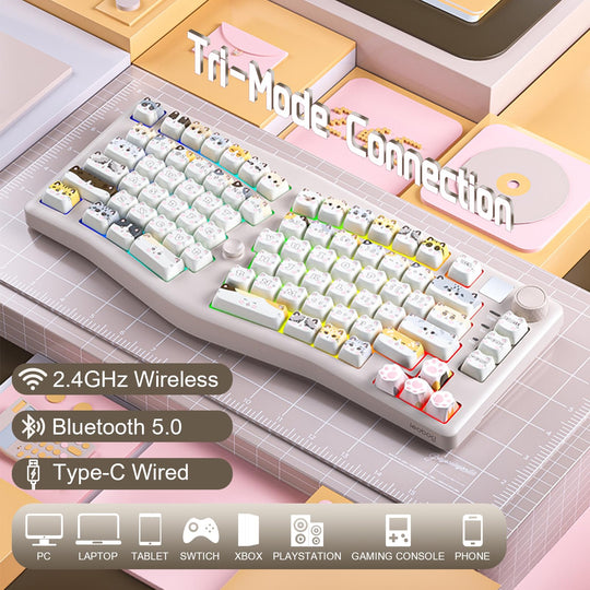 AULA-LEOBOG A75 Gasket Mechanical Keyboard - Aula Inno