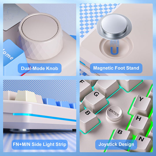 AULA-LEOBOG A75 Gasket Mechanical Keyboard - Aula Inno