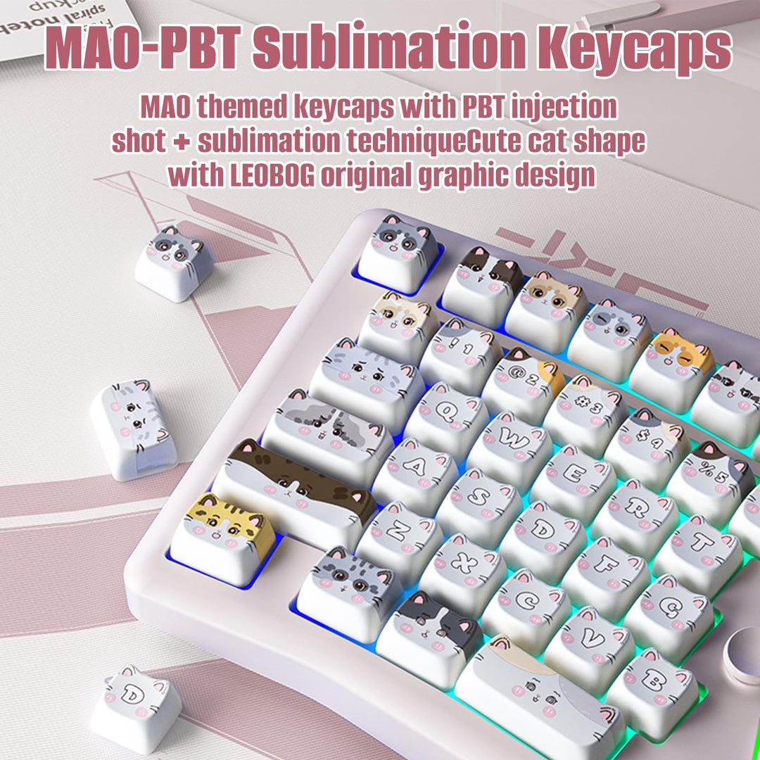 AULA-LEOBOG A75 Gasket Mechanical Keyboard - Aula Inno
