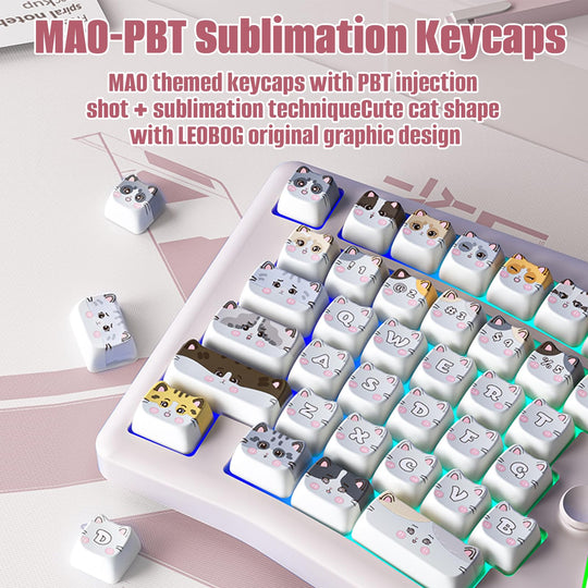 AULA-LEOBOG A75 Gasket Mechanical Keyboard - Aula Inno
