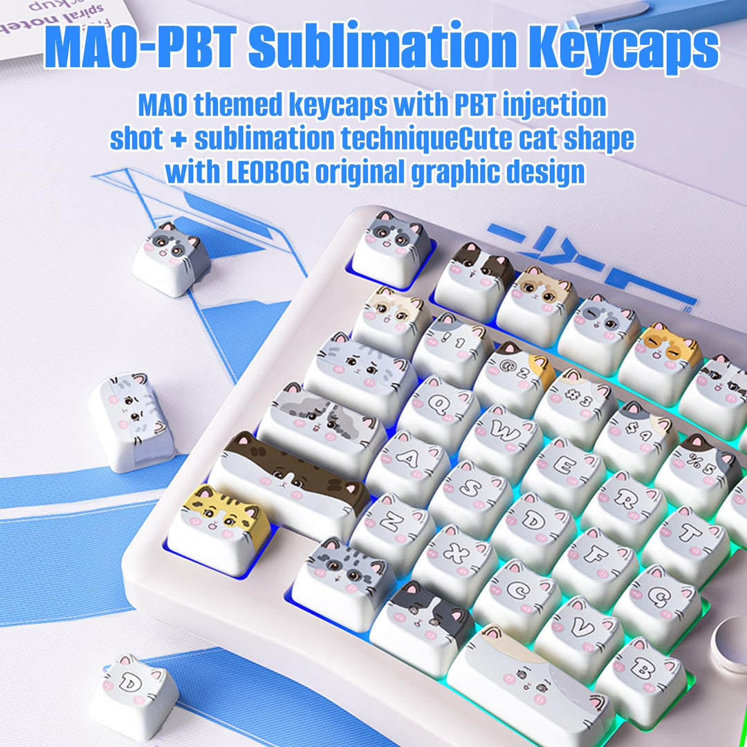 AULA-LEOBOG A75 Gasket Mechanical Keyboard - Aula Inno